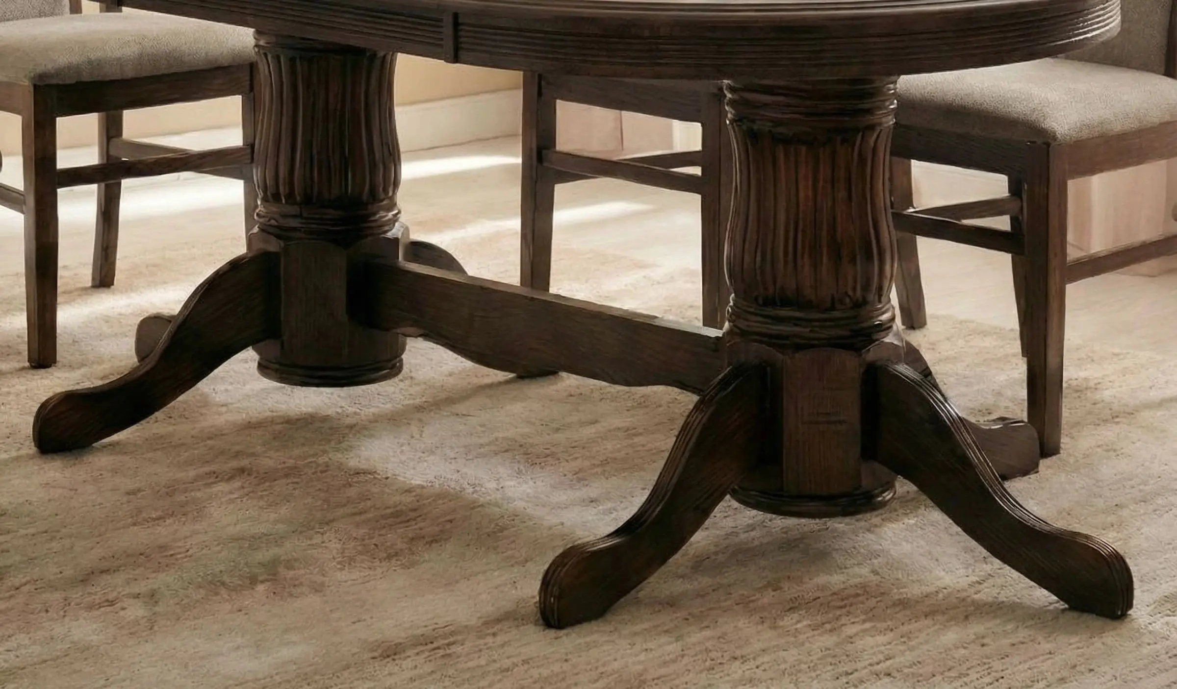 Masa extensibila Fabrik Home Elegance Oval 160/280x100 (Walnut)