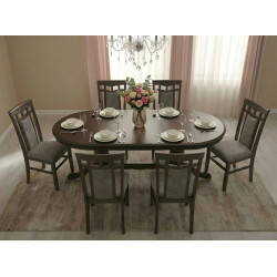 Стол раскладной Fabrik Home Elegance Овал 160/280x100 (Венге) Thumb