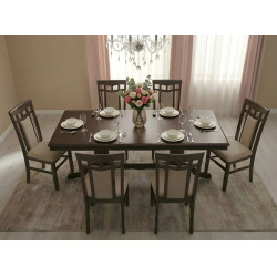 Masa extensibila Fabrik Home Elegance Dreptunghi 160/280x100 (Walnut) Thumb