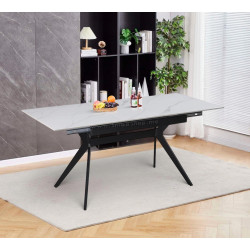 Masa extensibila Fabrik Home Mils Ceramic 130/170x80 (White)