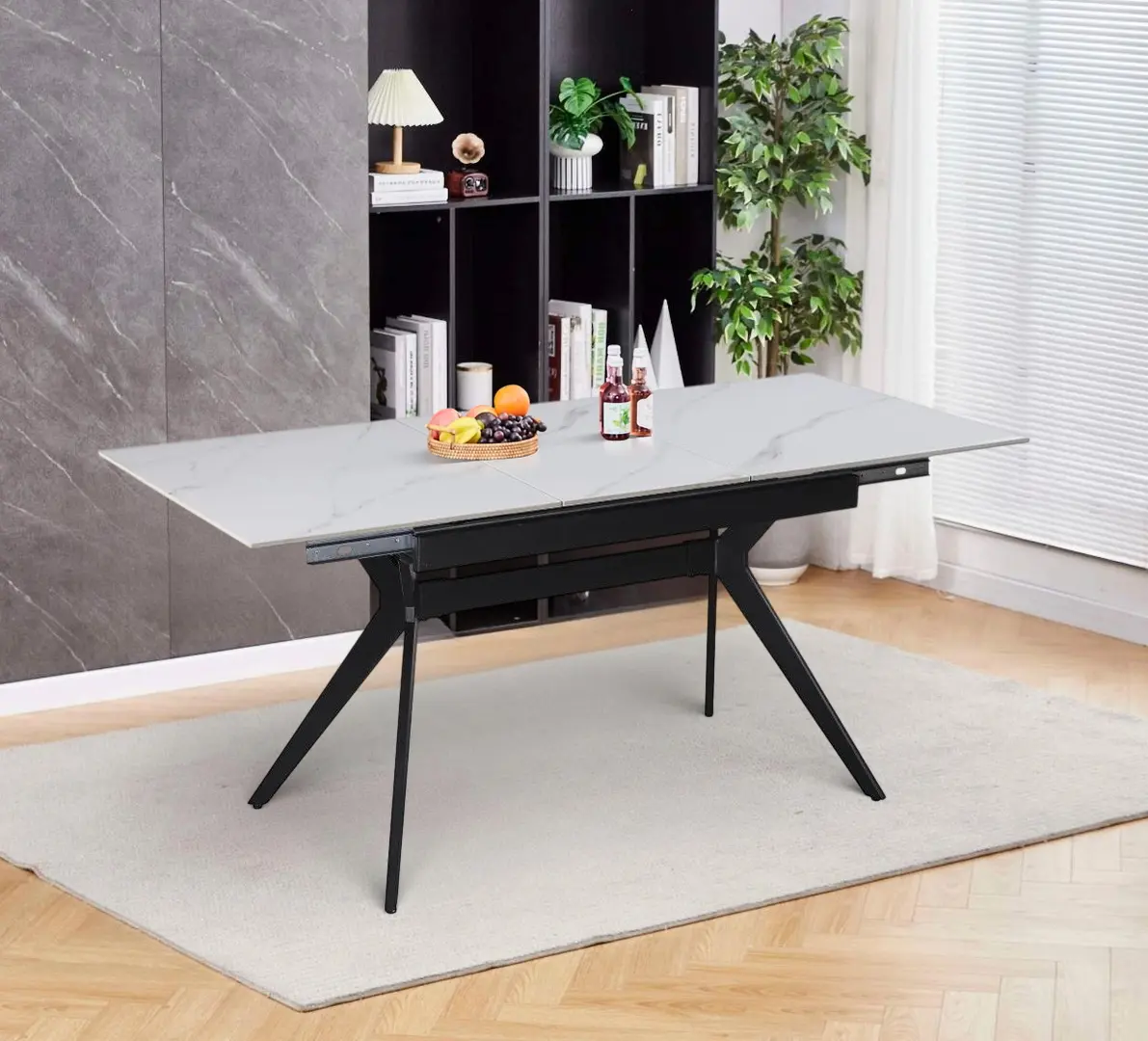 Masa extensibila Fabrik Home Mils Ceramic 130/170x80 (White)