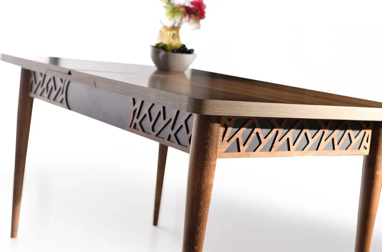 Стол раскладной Fabrik Home Mira MA-1221 (Орех/Антрацит)