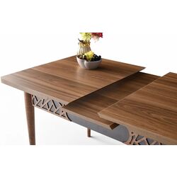 Стол раскладной Fabrik Home Mira MA-1221 (Орех/Антрацит) Thumb