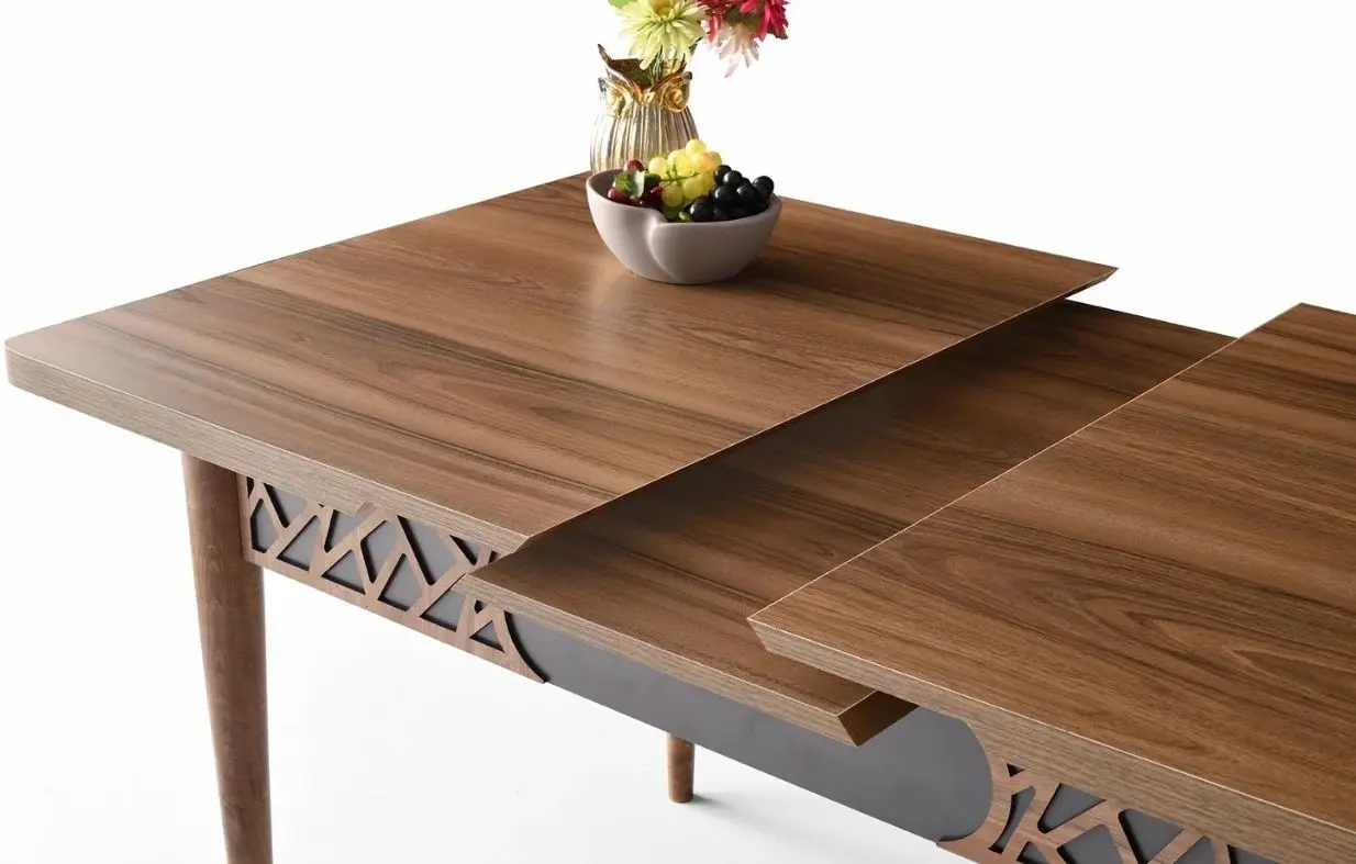 Стол раскладной Fabrik Home Mira MA-1221 (Орех/Антрацит)