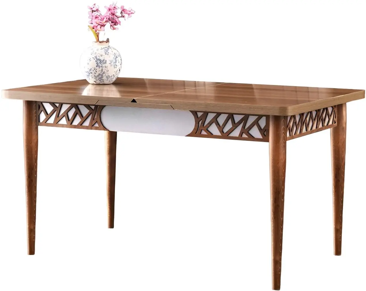 Masa extensibila Fabrik Home Mira MA-1223 (Walnut/White)