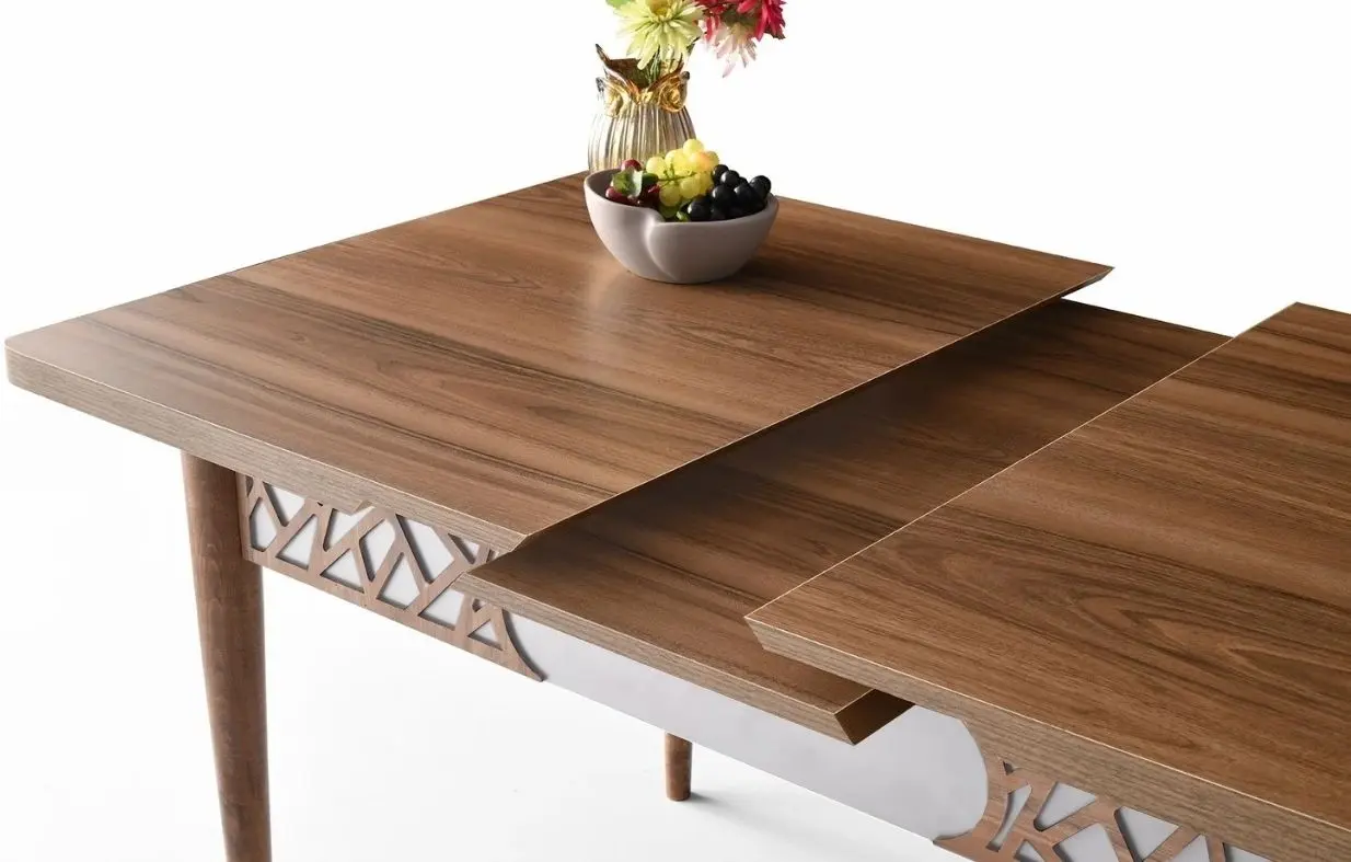 Masa extensibila Fabrik Home Mira MA-1223 (Walnut/White)