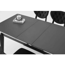 Стол раскладной Fabrik Home Necoline Star ST-983 (Чёрный Мрамор/Чёрный) Thumb