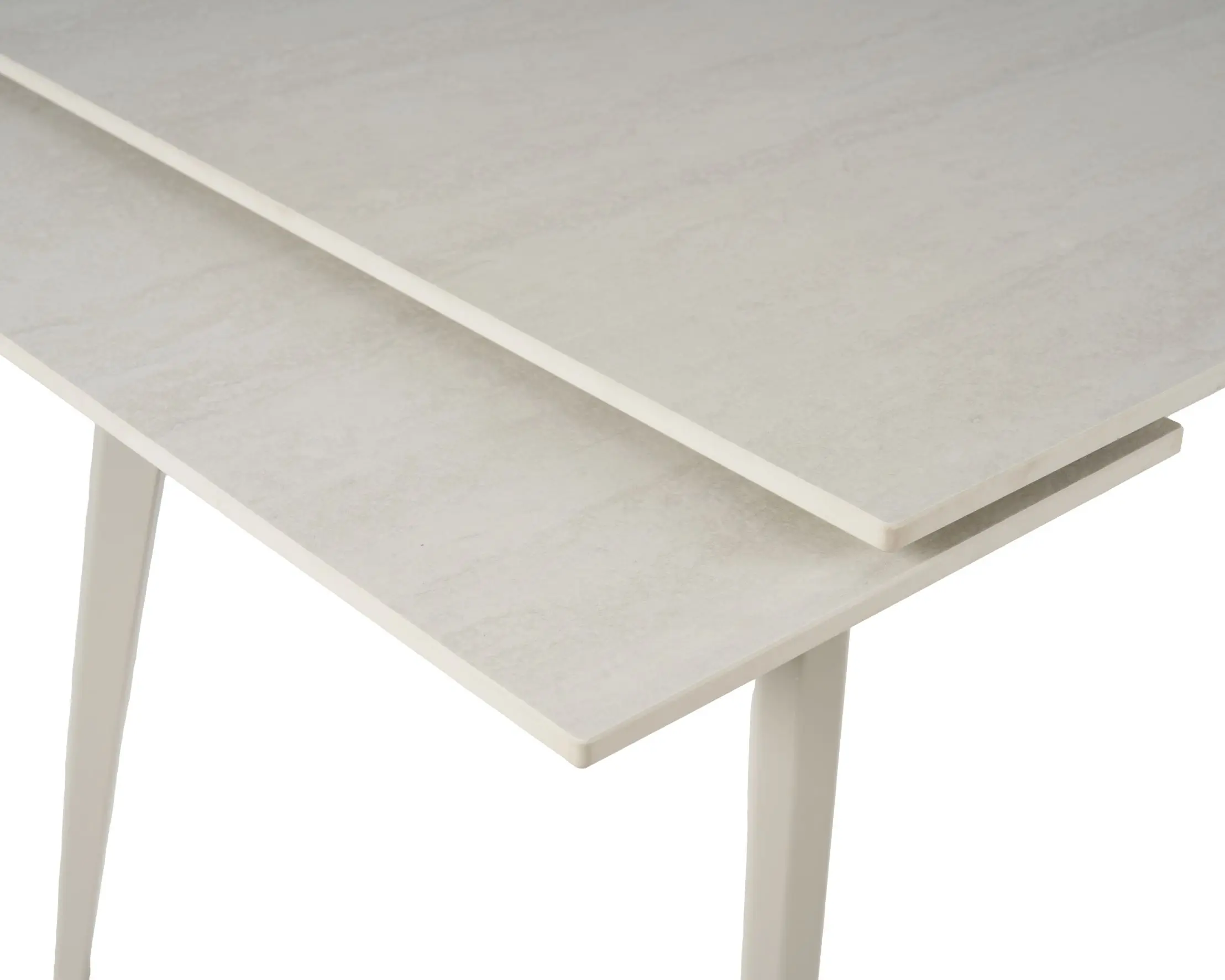 Стол раскладной Fabrik Home Reef 90/140x70 (Травертин Светлый/Кремовый) - 7