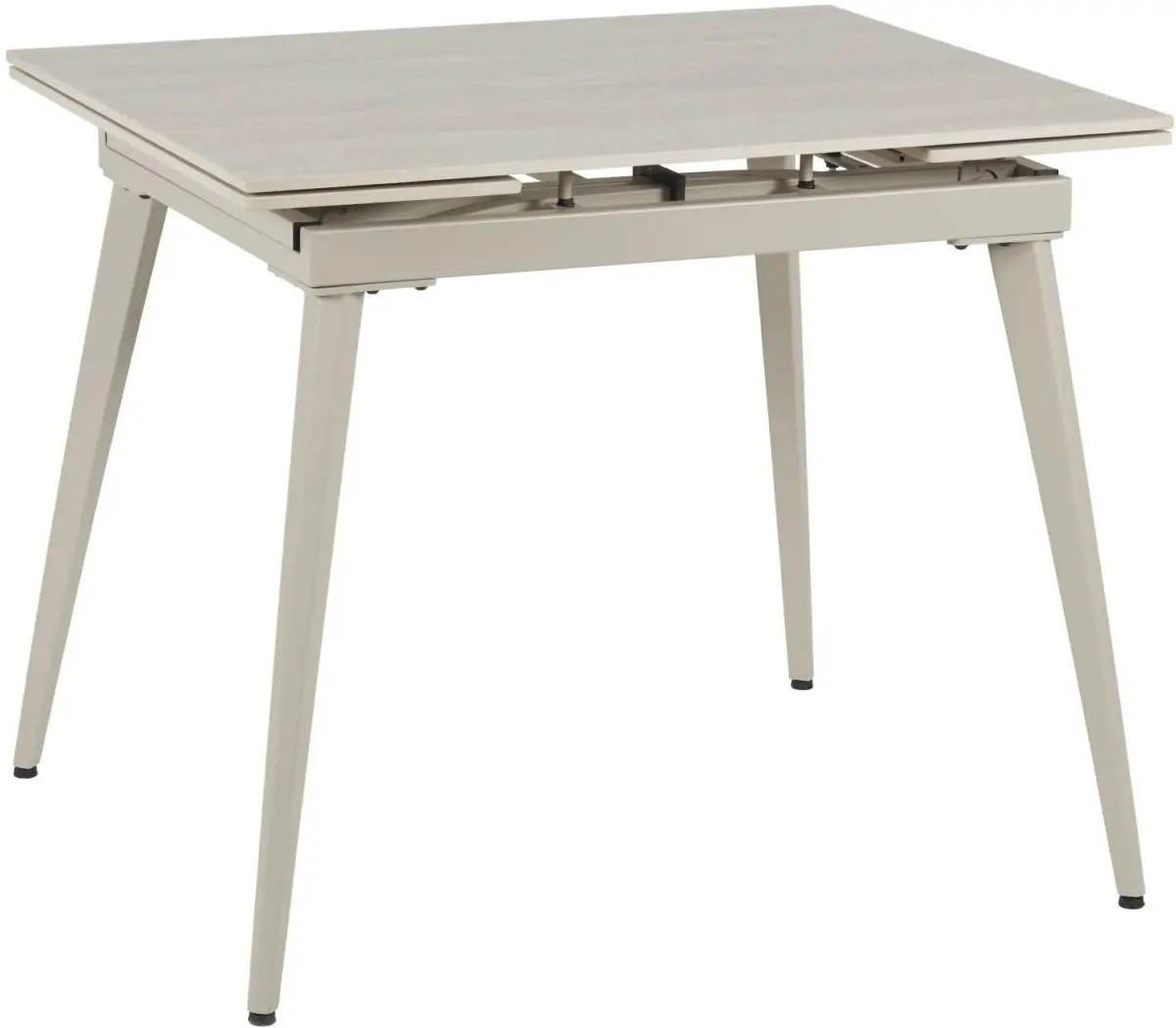 Стол раскладной Fabrik Home Reef 90/140x70 (Травертин Светлый/Кремовый)