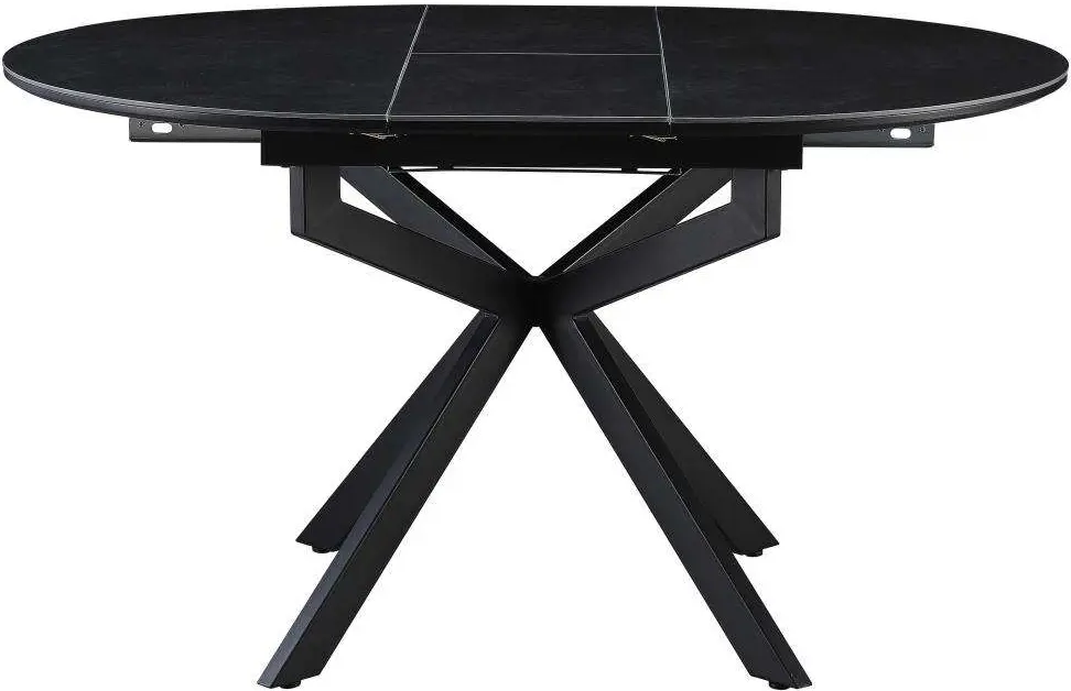 Стол раскладной Fabrik Home Task 105/138x105 (Тёмно-серый/Чёрный) - 4