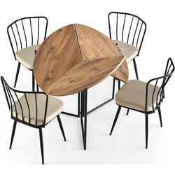 Стол складной Fabrik Home Yaprak YP-1201 (Атлантическая Сосна/Черный) Thumb