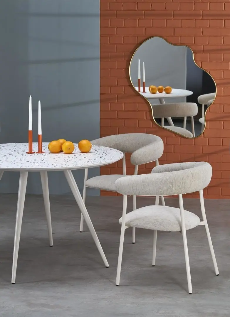 Masa Halmar Aramis 76x120 (White/Black)