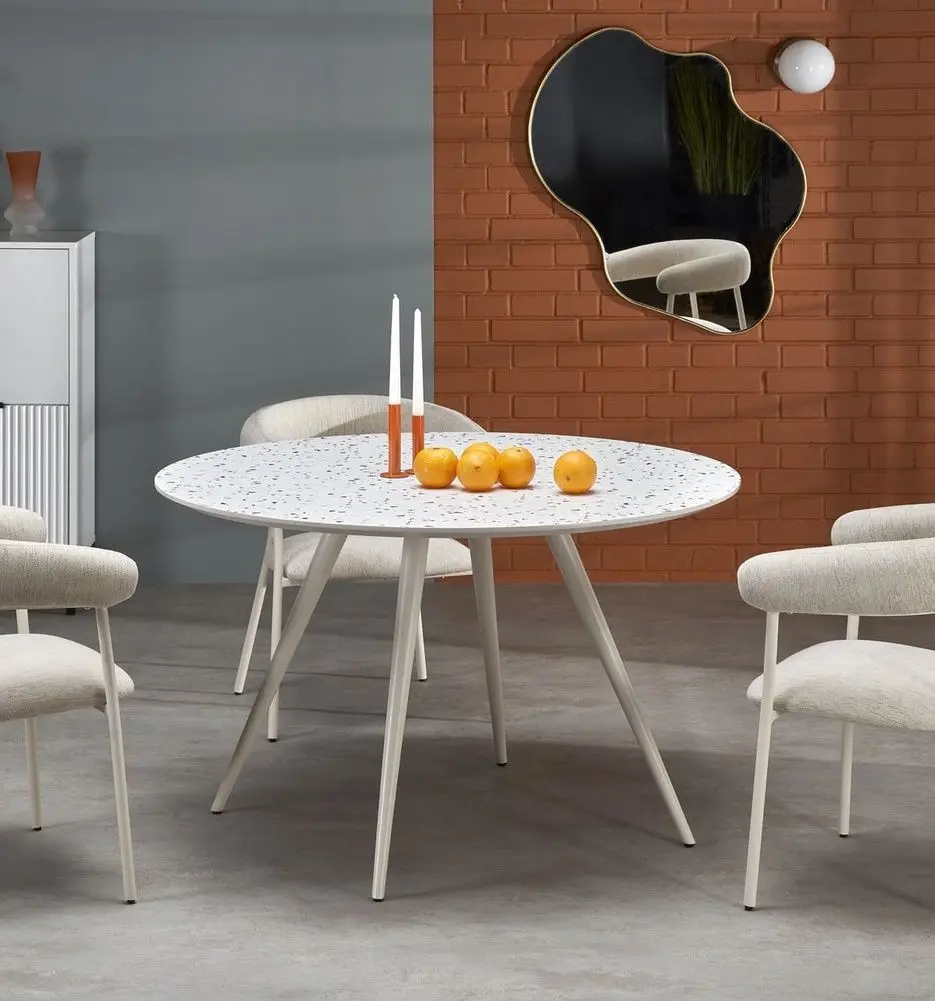 Masa Halmar Aramis 76x120 (White/Black)