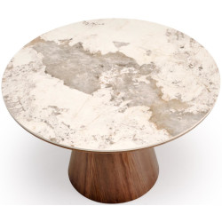 Стол Halmar Arani (Beige Marble/Walnut) Thumb