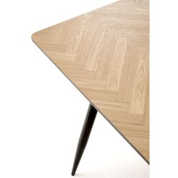 Masa Halmar Berto (Natural Oak/Black) Thumb