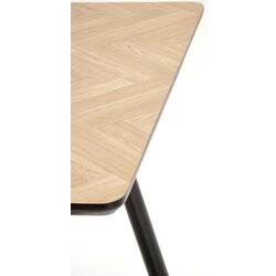 Masa Halmar Berto (Natural Oak/Black) Thumb