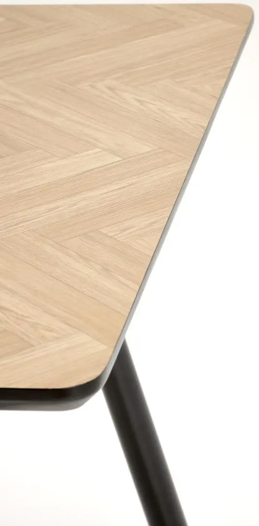 Masa Halmar Berto (Natural Oak/Black)