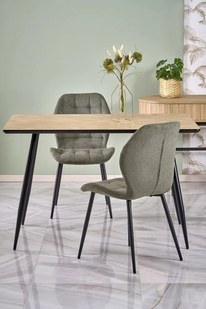 Masa Halmar Berto (Natural Oak/Black)