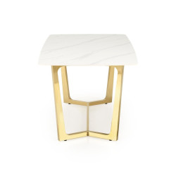 Masa Halmar Clemente (White Marble/Gold) Thumb