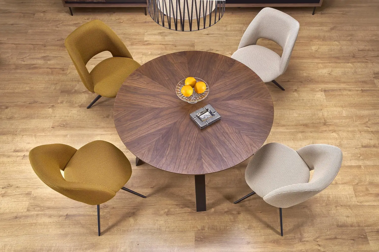 Стол Halmar Danilo (Walnut/Black) - 3
