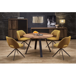 Стол Halmar Danilo (Walnut/Black) Thumb