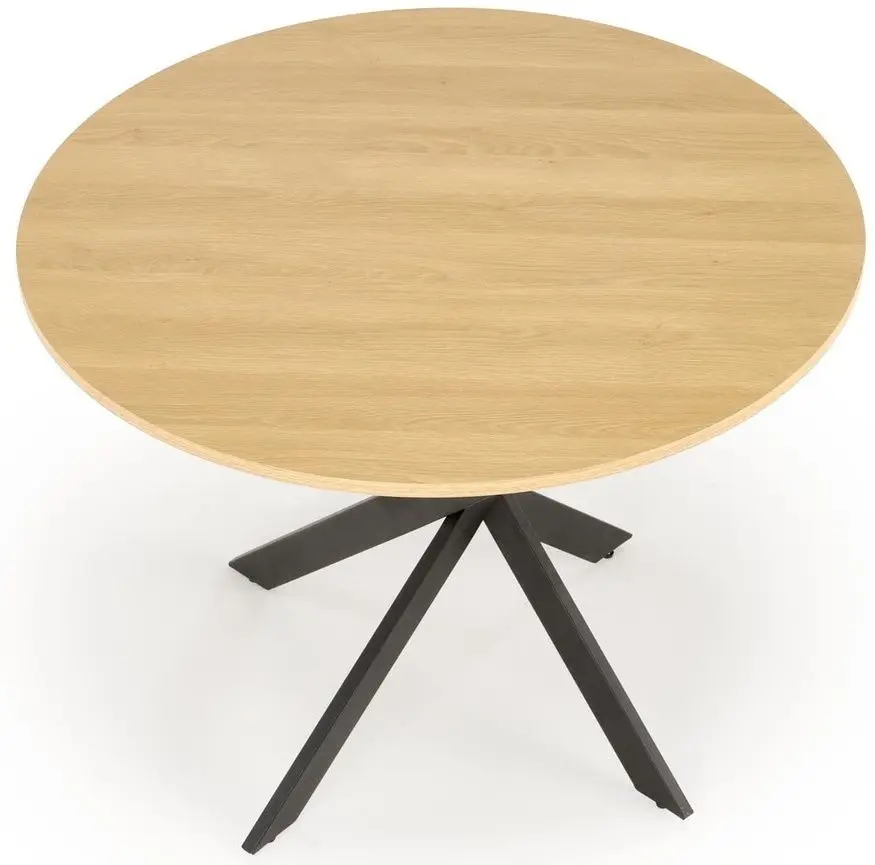 Стол Halmar Edgar 2 76x100 (Golden Oak/Black)