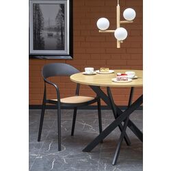 Стол Halmar Edgar 2 76x100 (Golden Oak/Black) Thumb