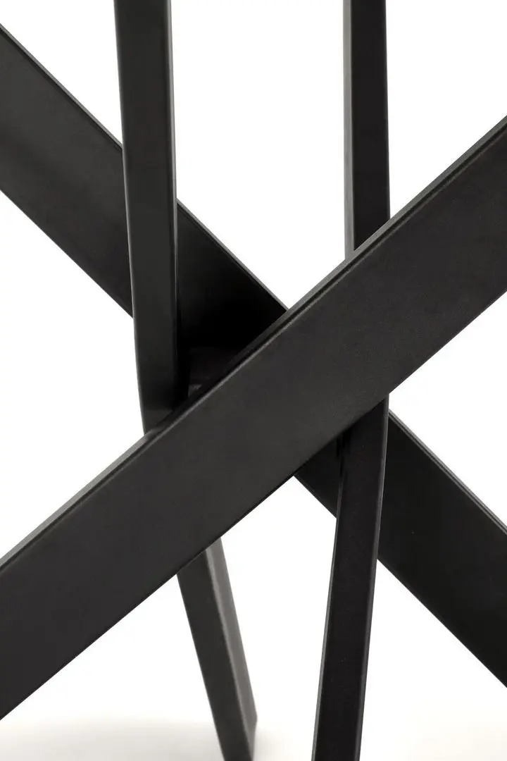 Masa Halmar Edgar 2 76x100 (White Marble/Black)