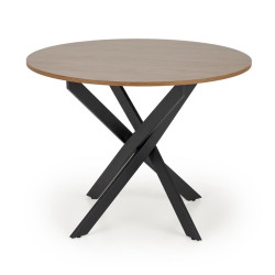 Masa Halmar Edgar (Walnut/Black) Thumb