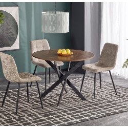 Masa Halmar Edgar (Walnut/Black)