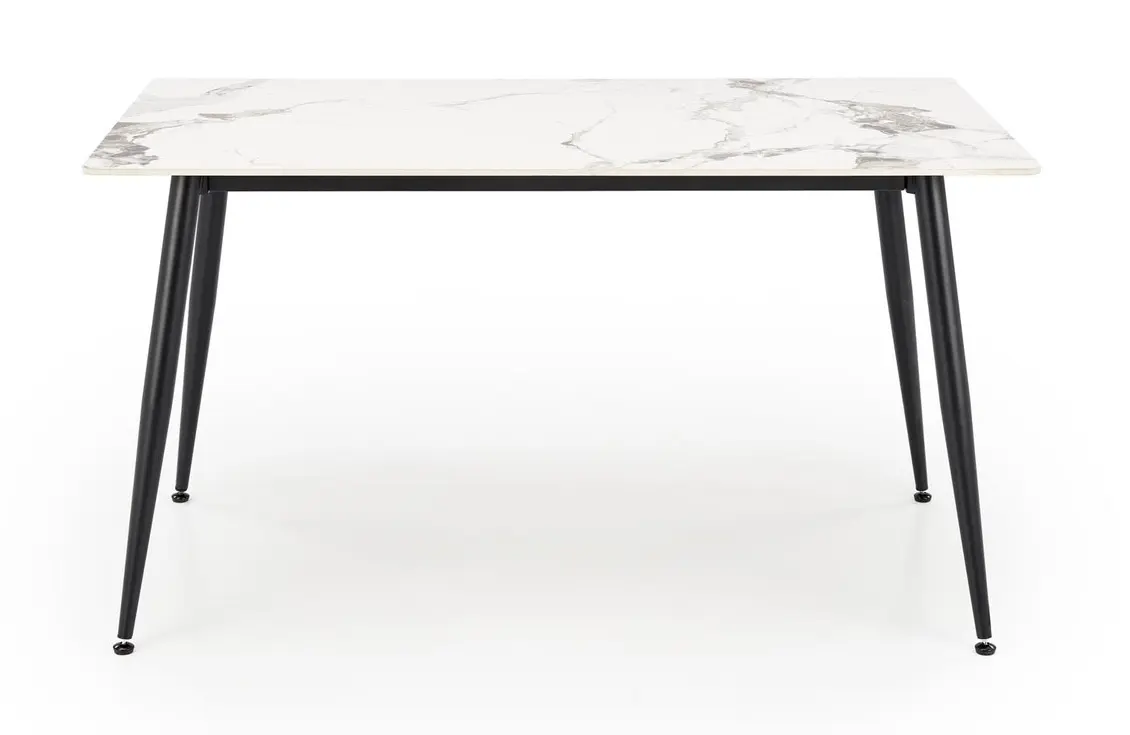 Masa Halmar Emilio 140 (White Marble/Black)
