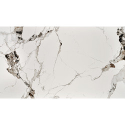 Masa Halmar Emilio 140 (White Marble/Black) Thumb