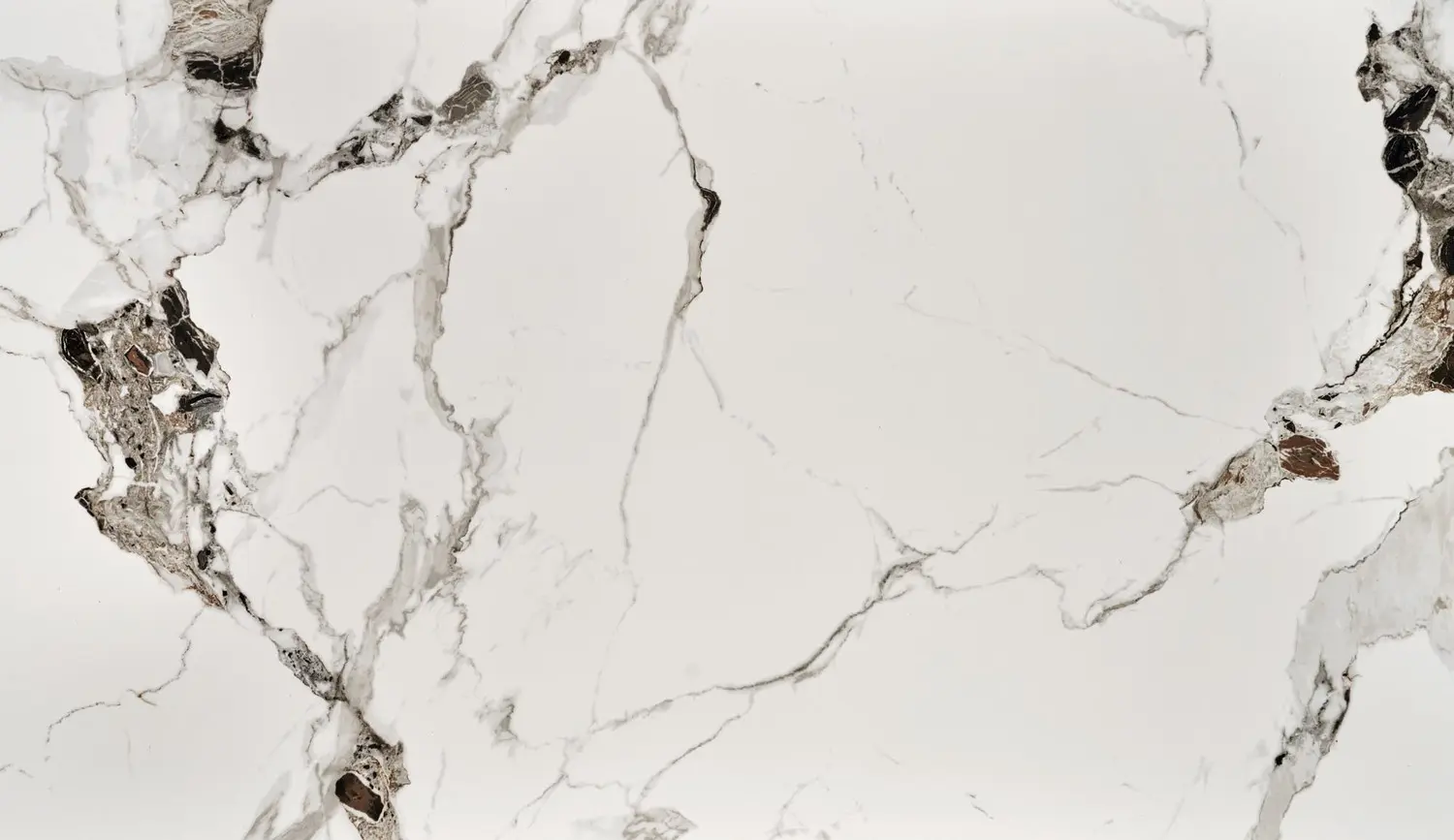 Masa Halmar Emilio 140 (White Marble/Black)
