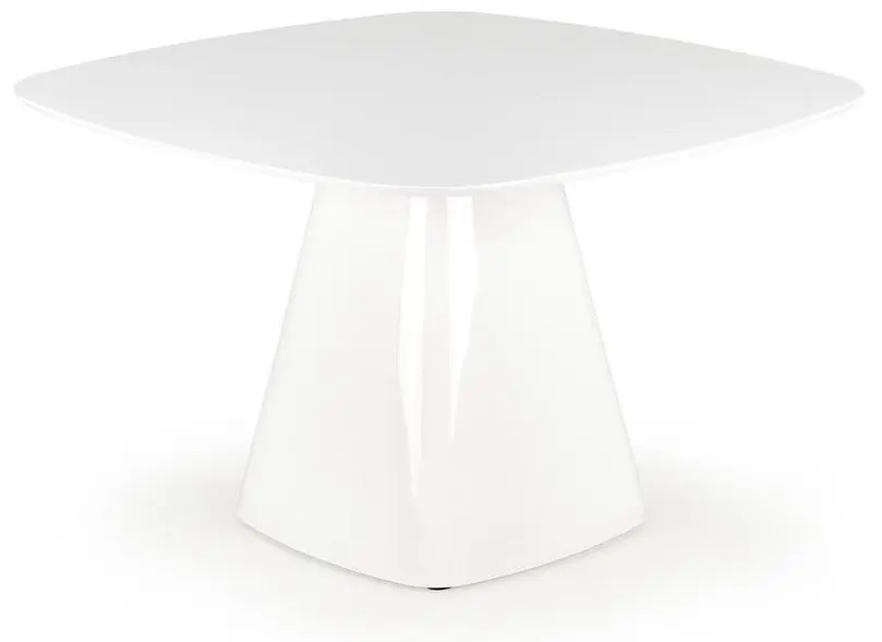 Masa Halmar Flavio 120x120 (White Gloss)