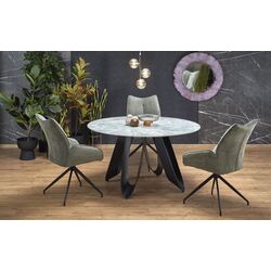 Masa Halmar Giovani (Green Marble/Black)