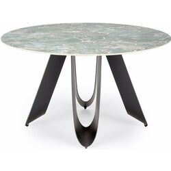 Masa Halmar Giovani (Green Marble/Black) Thumb