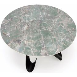 Masa Halmar Giovani (Green Marble/Black) Thumb