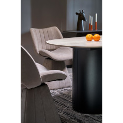 Стол Halmar Julius (Light Travertine/Black) Thumb