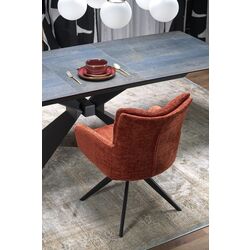 Masa Halmar Luciano 76x180/230 (Blue Marble/Black) Thumb