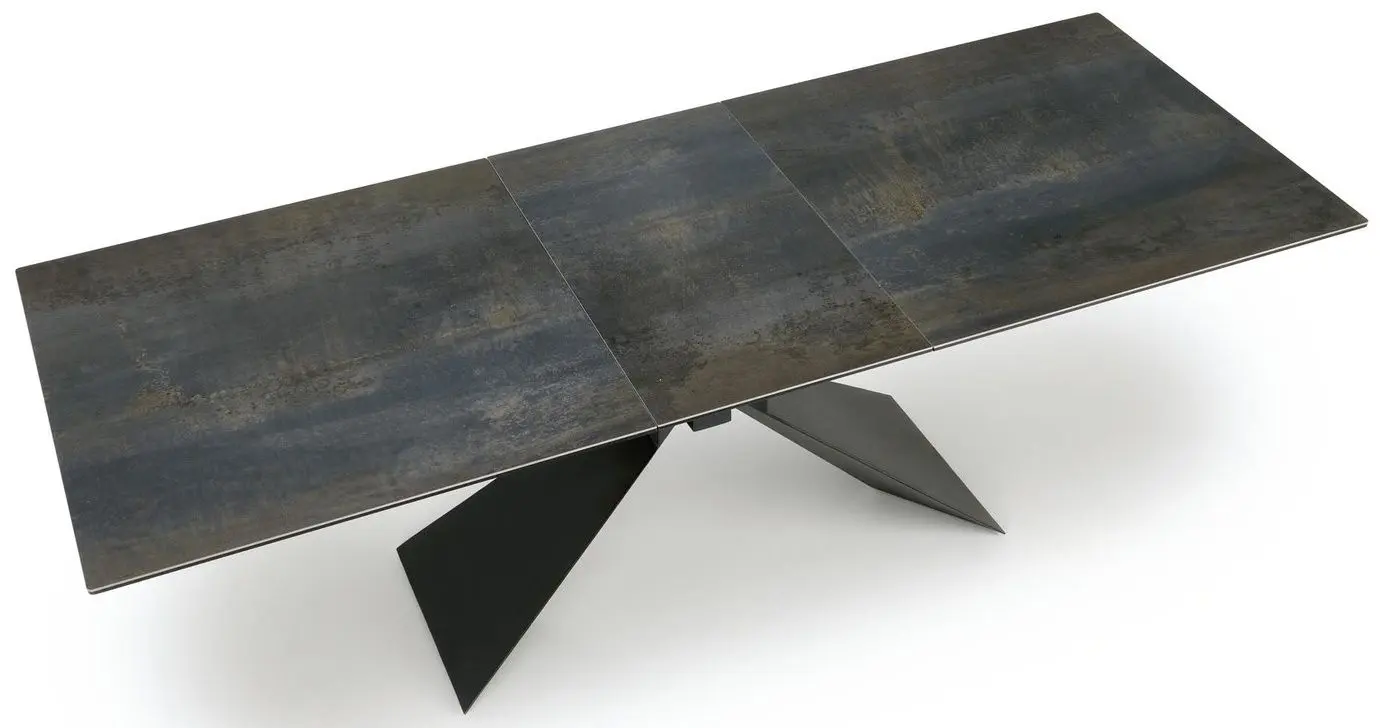 Masa Halmar Luciano 76x180/230 (Blue Marble/Black)