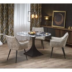 Masa Halmar Manuel 765x120 (Black Marble/Black)