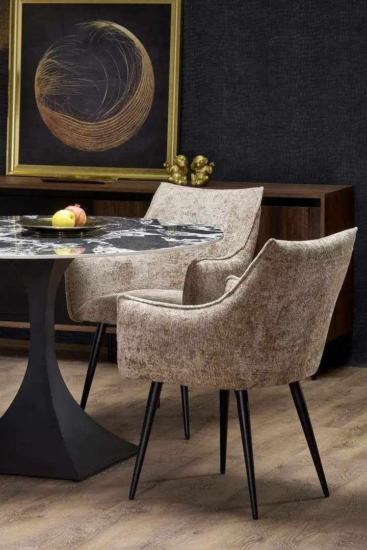 Masa Halmar Manuel 765x120 (Black Marble/Black)