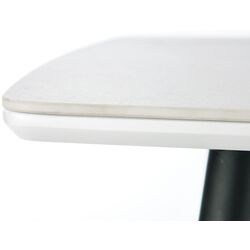Masa Halmar Marco 120x77 (White Marble/Black) Thumb