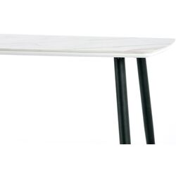 Masa Halmar Marco 120x77 (White Marble/Black) Thumb