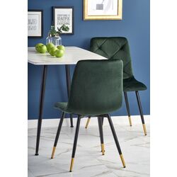 Masa Halmar Marco 120x77 (White Marble/Black) Thumb