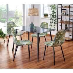 Стол Halmar Next 131 (Smoked/Black)