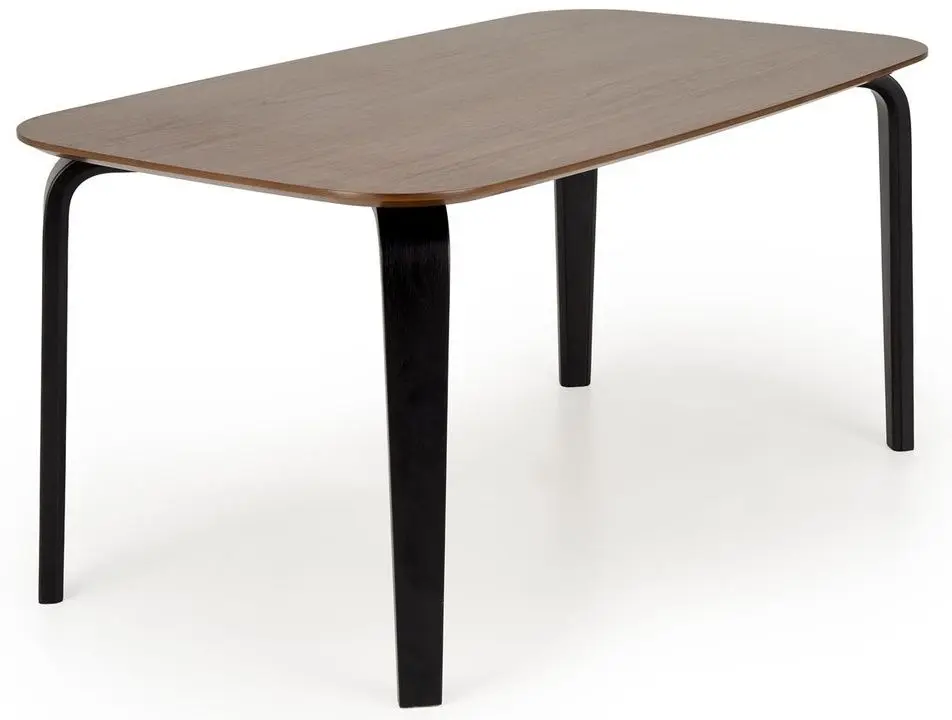 Masa Halmar Pedro 75x160 (Walnut/Black)