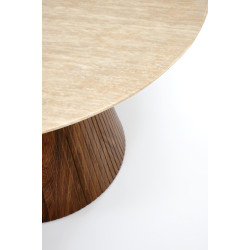 Стол Halmar Pireus (Travertine/Walnut) Thumb