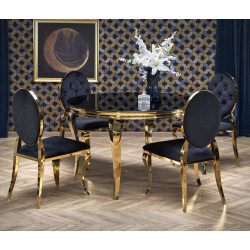 Masa Halmar Reginald 2 (Black/Gold)