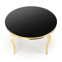 Masa Halmar Reginald 2 (Black/Gold) Thumb